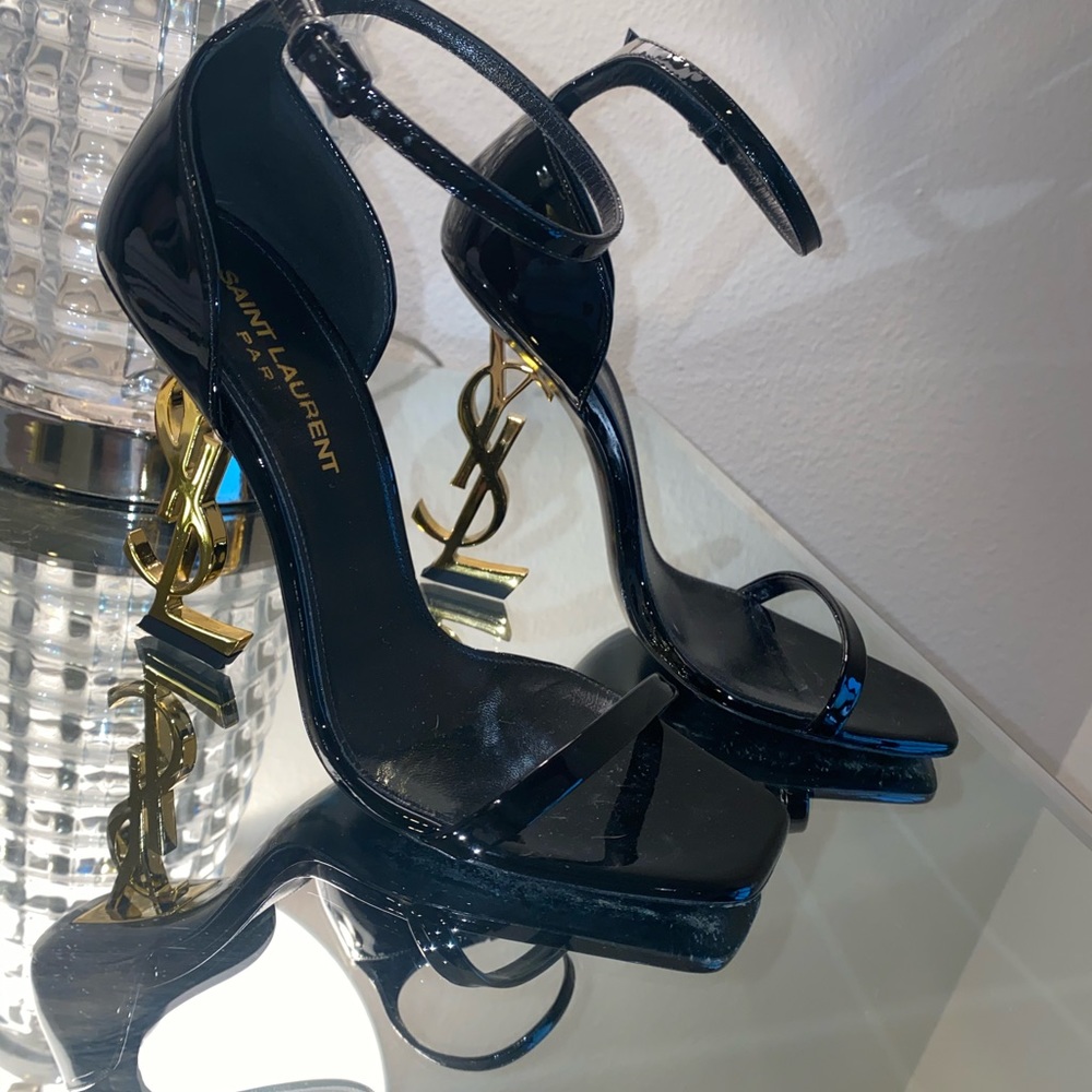 Saint Laurent Opyum YSL Logo Heel